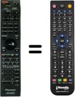 Télécommande équivalente Pioneer BDP 440
