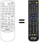 Gleichwertige Fernbedienung Denon DVD 2000