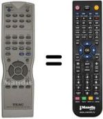 Télécommande équivalente TEAK DV-3300