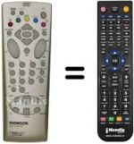 Replacement remote control Teleavia DTH 6000