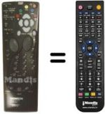 Télécommande équivalente Teleavia DTH 3300