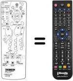 Télécommande équivalente Arc En Ciel DTH 3700