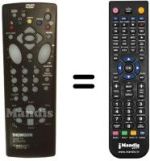 Télécommande équivalente Teleavia DTH 4500