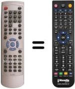 Télécommande équivalente Medion MD 80120
