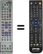 Gleichwertige Fernbedienung JVC DM-MH 30 SE
