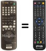 Gleichwertige Fernbedienung Sony DVP-S 735