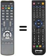 Télécommande équivalente Vestel S 8280 SD