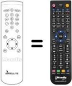 Télécommande équivalente Ingelen SAT 770 S