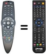 Télécommande équivalente COBRA TF 5400 PVR