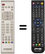 Télécommande équivalente Samsung LW17E24C