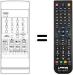 Télécommande équivalente REMCON167