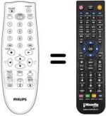Télécommande équivalente REMCON772