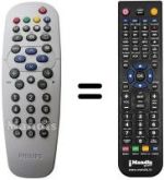 Télécommande équivalente REMCON762