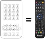 Télécommande équivalente REMCON565