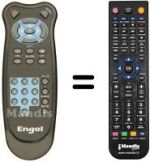 Télécommande équivalente REMCON825