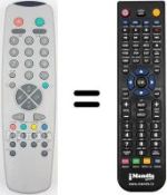 Gleichwertige Fernbedienung Quadro CTV5140TXT-TV