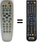 Replacement remote control Philips 15PT1767-01