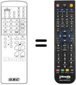 Télécommande équivalente REMCON1085