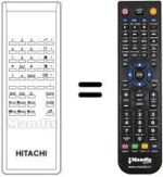 Télécommande équivalente Hitachi C15-P / 110VT