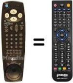Télécommande équivalente REMCON1260
