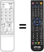 Replacement remote control Hitachi 2572282