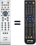 Télécommande équivalente Philips 28PW9527 / 12