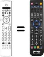Télécommande équivalente REMCON804