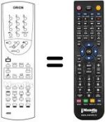 Télécommande équivalente Orion TRIADE7103PIP