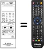 Replacement remote control Hitachi 5638905
