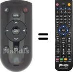 Télécommande équivalente Grundig 40VLE8160BP