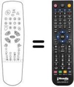 Gleichwertige Fernbedienung Akai TV1407T