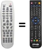 Télécommande équivalente Daewoo SD7200