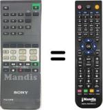 Replacement remote control Sony VX-2551B