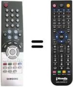 Télécommande équivalente Samsung AA59-00370B