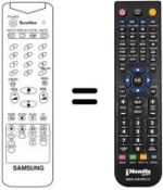 Télécommande équivalente Samsung 20C3DF