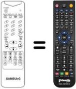 Télécommande équivalente AA59-10033