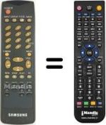Télécommande équivalente Samsung AA59-10093Y