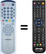 Gleichwertige Fernbedienung Samsung AA59-00116B