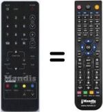 Télécommande équivalente ADL RJ-2301E