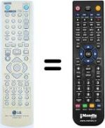 Replacement remote control LG RH255