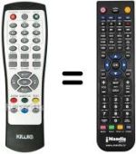 Télécommande équivalente REMCON1040