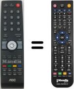 Replacement remote control AOC L42HA81