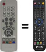 Replacement remote control Samsung SYNCMASTER 941MP