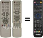 Télécommande équivalente Samsung LE32A41B