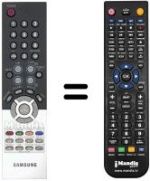 Replacement remote control Samsung BN5900434A