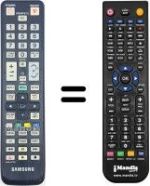 Télécommande équivalente Samsung UE46C5100QW/XZG