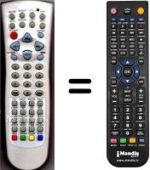 Replacement remote control RC48PDP