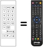 Télécommande équivalente JVC CT70FC