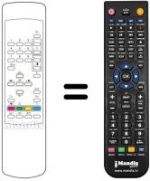 Télécommande équivalente Toshiba 28N04F