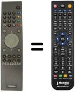 Télécommande équivalente CT-822